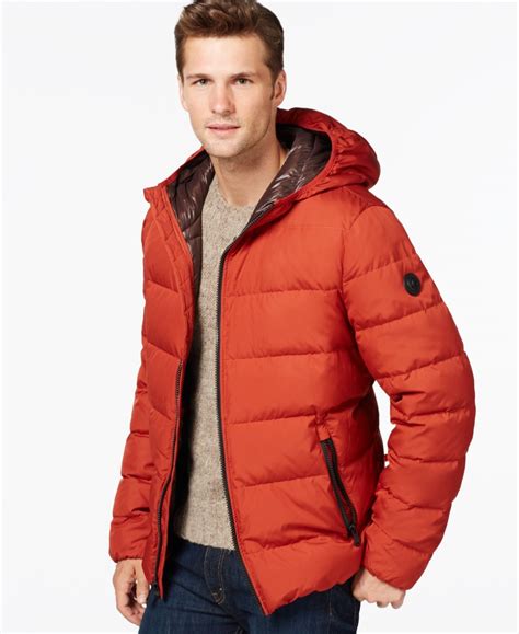 men's michael kors puffer jacket|michael kors lightweight puffer jacket.